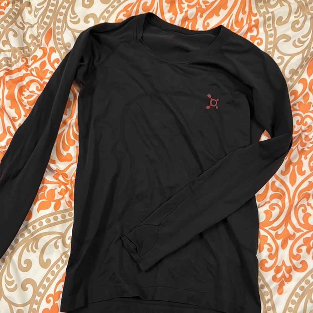 Black Long Sleeve Woman’s Lululemon Orangetheory Shirt